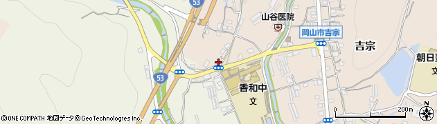 岡山県岡山市北区吉宗578周辺の地図