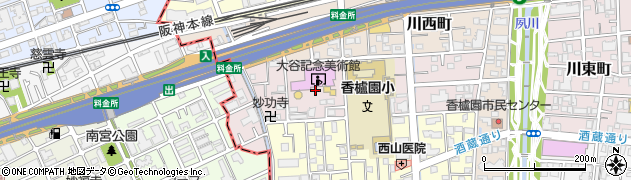 兵庫県西宮市中浜町4周辺の地図