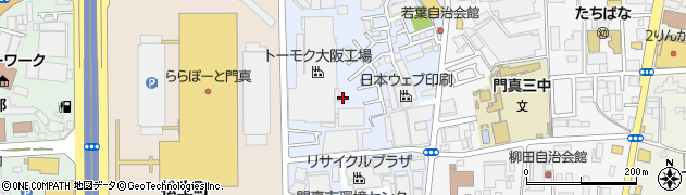大阪府門真市深田町周辺の地図