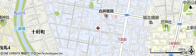 静岡県浜松市中央区早出町周辺の地図