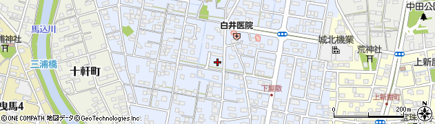 静岡県浜松市中央区早出町周辺の地図