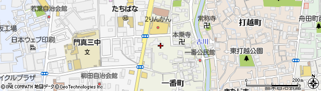 大阪府門真市一番町10周辺の地図