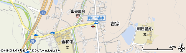 岡山県岡山市北区吉宗498周辺の地図