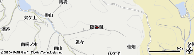 愛知県知多郡南知多町内海隠廻間周辺の地図