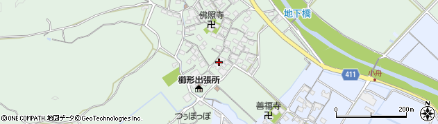 三重県津市分部1161周辺の地図