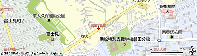 磐田学園前周辺の地図