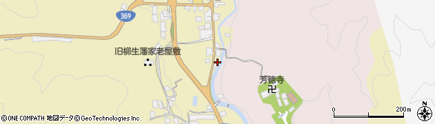 奈良県奈良市柳生町170周辺の地図