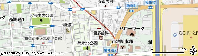 大阪府守口市菊水通1丁目7周辺の地図