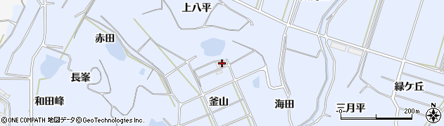 愛知県知多郡南知多町大井釜山周辺の地図