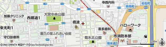 大阪府守口市菊水通1丁目10周辺の地図
