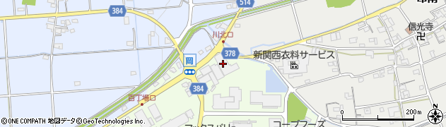新関西衣料サービス株式会社第二工場周辺の地図