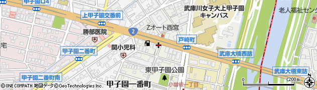 朝日生命保険相互会社　西宮甲子園営業所周辺の地図