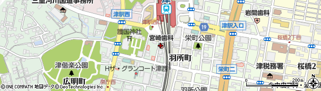 全日本コンサルタント株式会社　津営業所周辺の地図