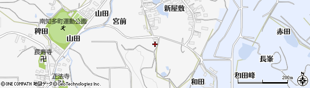 愛知県知多郡南知多町豊丘新屋敷12周辺の地図