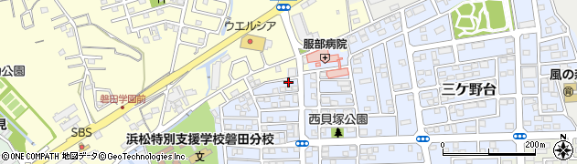 静岡県磐田市西貝塚3656周辺の地図