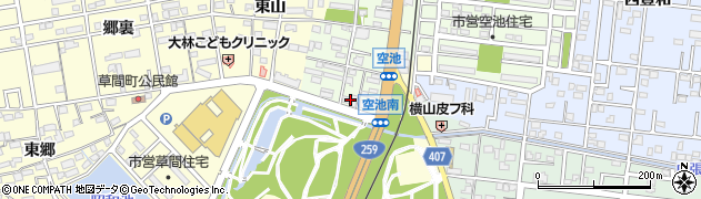 愛知県豊橋市南栄町空池67周辺の地図