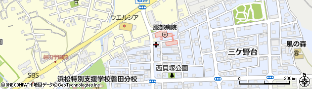 静岡県磐田市西貝塚3659周辺の地図
