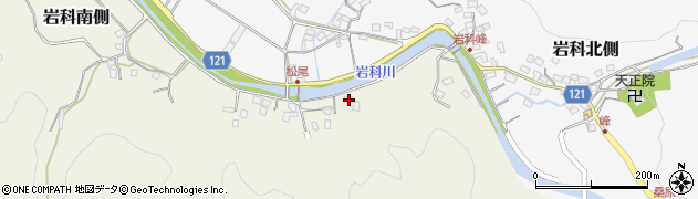 静岡県賀茂郡松崎町岩科南側1163周辺の地図
