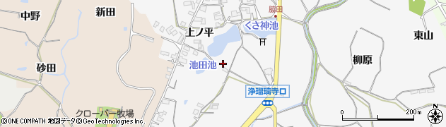 京都府木津川市加茂町高田周辺の地図