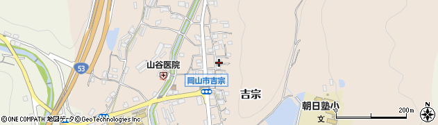 岡山県岡山市北区吉宗205周辺の地図