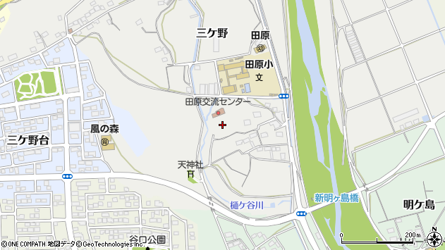 〒438-0027 静岡県磐田市三ケ野の地図