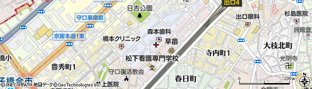 大阪府守口市祝町7-5周辺の地図