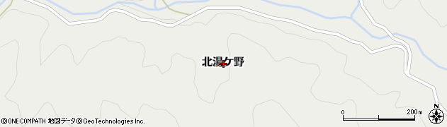 静岡県下田市北湯ケ野周辺の地図
