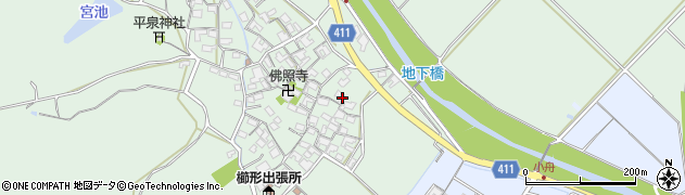 三重県津市分部1111周辺の地図