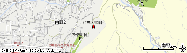 住吉平田神社周辺の地図