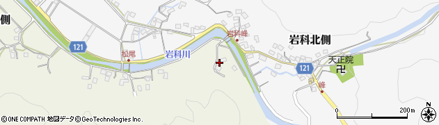 静岡県賀茂郡松崎町岩科南側1195周辺の地図