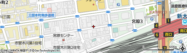 株式会社ゼンリン　関西支社周辺の地図