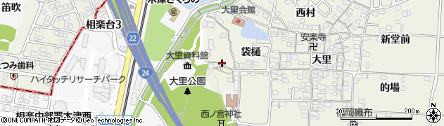 京都府木津川市相楽（袋樋）周辺の地図