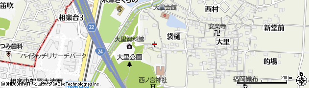 京都府木津川市相楽袋樋26周辺の地図