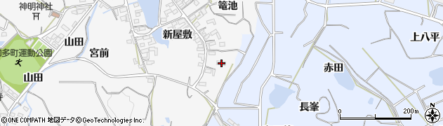 愛知県知多郡南知多町豊丘新屋敷136周辺の地図