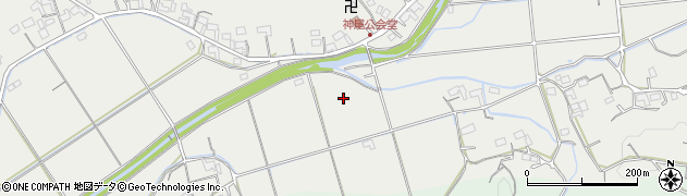 静岡県菊川市神尾周辺の地図