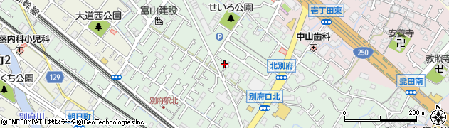 兵庫県加古川市別府町別府940周辺の地図
