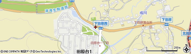 コスモ下田原ＳＳ周辺の地図