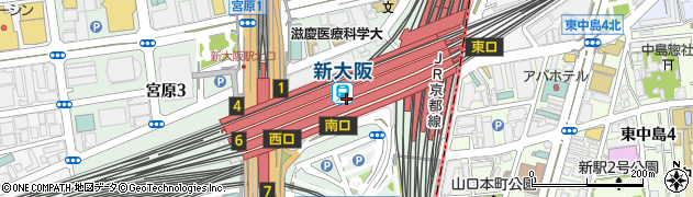 大阪府大阪市淀川区周辺の地図