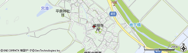 三重県津市分部1040周辺の地図