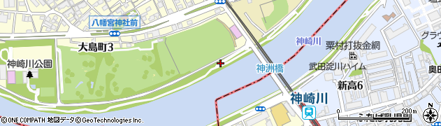 財団法人自転車駐車場整備センター　神崎川周辺の地図