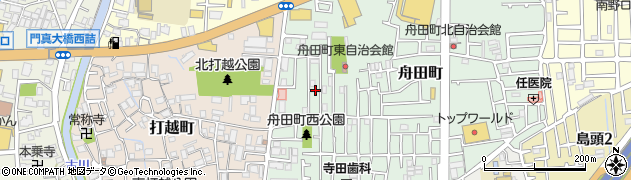 大阪府門真市舟田町6周辺の地図