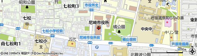 三井住友銀行尼崎市役所出張所周辺の地図