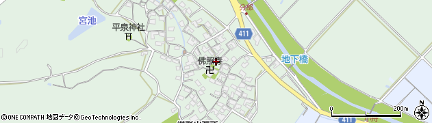 三重県津市分部1118周辺の地図