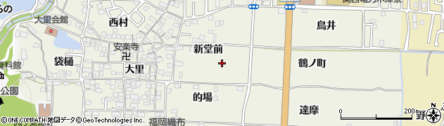 京都府木津川市相楽周辺の地図