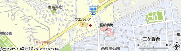 鐘庵 磐田岩井店周辺の地図