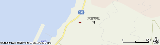 東京都大島町野増（大宮）周辺の地図