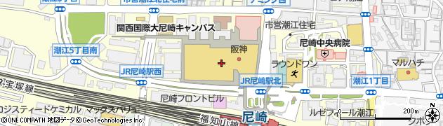 セリアあまがさき阪神店周辺の地図