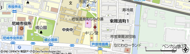 尼崎市役所公営企業局　水道部計画課周辺の地図