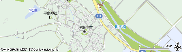 三重県津市分部1117周辺の地図