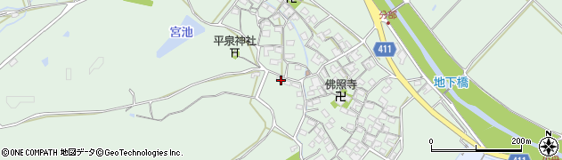 三重県津市分部1490周辺の地図